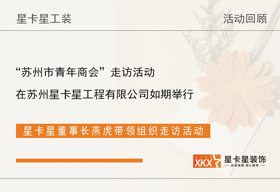 活动回顾|苏州市姑苏区青年商会走访我司！